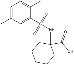  1-[(2,5-dimethylbenzene)sulfonamido]cyclohexane-1-carboxylic acid
