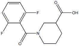  1-[(2,6-difluorophenyl)carbonyl]piperidine-3-carboxylic acid