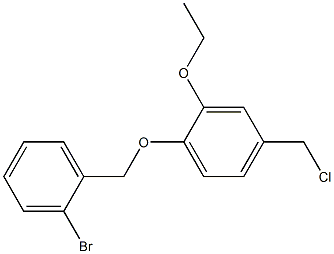 1-[(2-bromophenyl)methoxy]-4-(chloromethyl)-2-ethoxybenzene