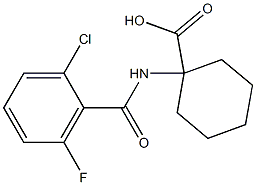 1-[(2-chloro-6-fluorobenzene)amido]cyclohexane-1-carboxylic acid