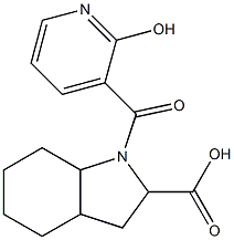 1-[(2-hydroxypyridin-3-yl)carbonyl]octahydro-1H-indole-2-carboxylic acid