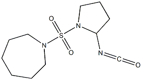 1-[(2-isocyanatopyrrolidine-1-)sulfonyl]azepane|
