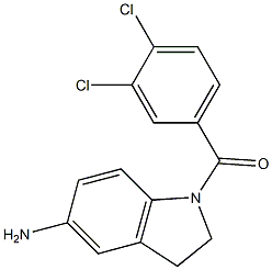 1-[(3,4-dichlorophenyl)carbonyl]-2,3-dihydro-1H-indol-5-amine Structure