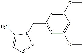 1-[(3,5-dimethoxyphenyl)methyl]-1H-pyrazol-5-amine Structure