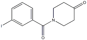  1-[(3-iodophenyl)carbonyl]piperidin-4-one