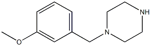 1-[(3-methoxyphenyl)methyl]piperazine Structure