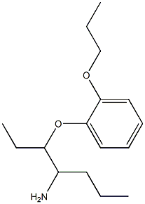 1-[(4-aminoheptan-3-yl)oxy]-2-propoxybenzene Structure