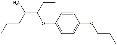 1-[(4-aminoheptan-3-yl)oxy]-4-propoxybenzene Structure