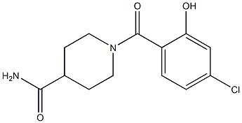 1-[(4-chloro-2-hydroxyphenyl)carbonyl]piperidine-4-carboxamide