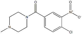 1-[(4-chloro-3-nitrophenyl)carbonyl]-4-methylpiperazine|