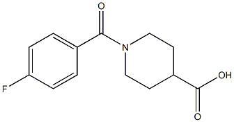 1-[(4-fluorophenyl)carbonyl]piperidine-4-carboxylic acid