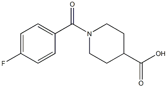  1-[(4-fluorophenyl)carbonyl]piperidine-4-carboxylic acid