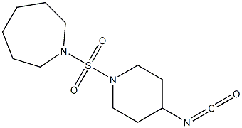 1-[(4-isocyanatopiperidine-1-)sulfonyl]azepane Structure