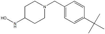 1-[(4-tert-butylphenyl)methyl]piperidine-4-hydroxylamine Struktur