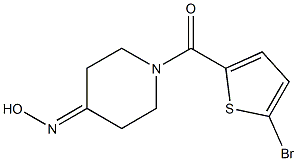 1-[(5-bromothien-2-yl)carbonyl]piperidin-4-one oxime Structure