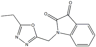 1-[(5-ethyl-1,3,4-oxadiazol-2-yl)methyl]-2,3-dihydro-1H-indole-2,3-dione