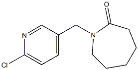 1-[(6-chloropyridin-3-yl)methyl]azepan-2-one|