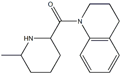 1-[(6-methylpiperidin-2-yl)carbonyl]-1,2,3,4-tetrahydroquinoline 结构式