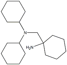 1-[(dicyclohexylamino)methyl]cyclohexan-1-amine Struktur