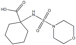 1-[(morpholine-4-sulfonyl)amino]cyclohexane-1-carboxylic acid|