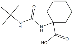 1-[(tert-butylcarbamoyl)amino]cyclohexane-1-carboxylic acid Structure