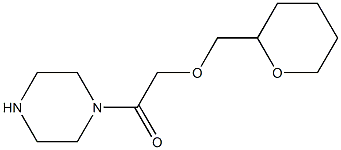 1-[(tetrahydro-2H-pyran-2-ylmethoxy)acetyl]piperazine