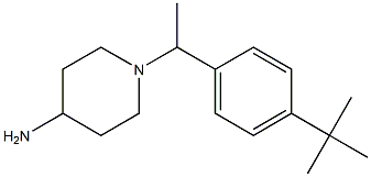 1-[1-(4-tert-butylphenyl)ethyl]piperidin-4-amine Structure