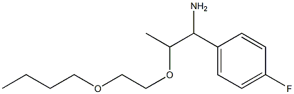 1-[1-amino-2-(2-butoxyethoxy)propyl]-4-fluorobenzene