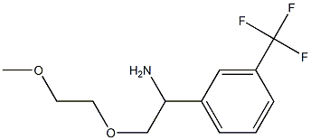 1-[1-amino-2-(2-methoxyethoxy)ethyl]-3-(trifluoromethyl)benzene