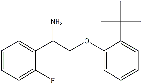 1-[1-amino-2-(2-tert-butylphenoxy)ethyl]-2-fluorobenzene