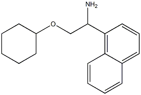 1-[1-amino-2-(cyclohexyloxy)ethyl]naphthalene