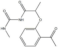  1-[2-(2-acetylphenoxy)propanoyl]-3-methylurea