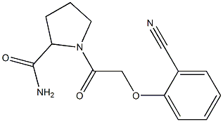 1-[2-(2-cyanophenoxy)acetyl]pyrrolidine-2-carboxamide|