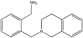1-[2-(3,4-dihydroisoquinolin-2(1H)-ylmethyl)phenyl]methanamine Structure