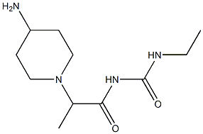 1-[2-(4-aminopiperidin-1-yl)propanoyl]-3-ethylurea|