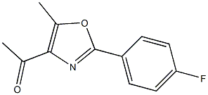 1-[2-(4-fluorophenyl)-5-methyl-1,3-oxazol-4-yl]ethan-1-one
