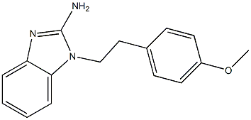 1-[2-(4-methoxyphenyl)ethyl]-1H-1,3-benzodiazol-2-amine Struktur