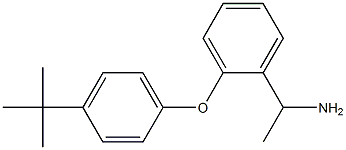 1-[2-(4-tert-butylphenoxy)phenyl]ethan-1-amine,,结构式