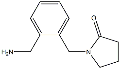 1-[2-(aminomethyl)benzyl]pyrrolidin-2-one Structure