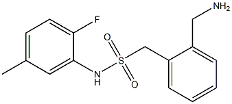 1-[2-(aminomethyl)phenyl]-N-(2-fluoro-5-methylphenyl)methanesulfonamide 结构式
