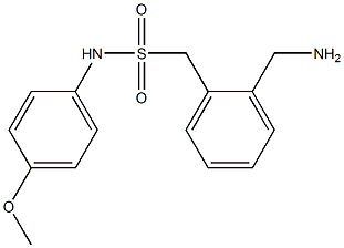 1-[2-(aminomethyl)phenyl]-N-(4-methoxyphenyl)methanesulfonamide