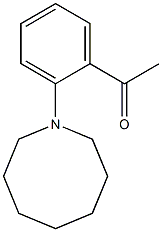 1-[2-(azocan-1-yl)phenyl]ethan-1-one,,结构式