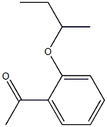 1-[2-(butan-2-yloxy)phenyl]ethan-1-one Structure