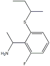  1-[2-(butan-2-ylsulfanyl)-6-fluorophenyl]ethan-1-amine