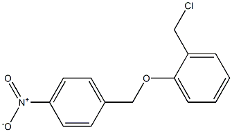 1-[2-(chloromethyl)phenoxymethyl]-4-nitrobenzene Struktur
