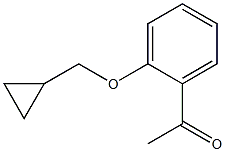 1-[2-(cyclopropylmethoxy)phenyl]ethan-1-one Structure