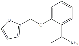 1-[2-(furan-2-ylmethoxy)phenyl]ethan-1-amine Struktur