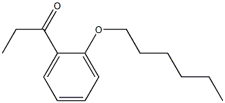 1-[2-(hexyloxy)phenyl]propan-1-one,,结构式