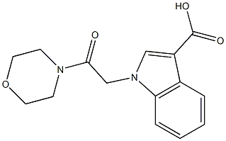 1-[2-(morpholin-4-yl)-2-oxoethyl]-1H-indole-3-carboxylic acid