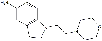 1-[2-(morpholin-4-yl)ethyl]-2,3-dihydro-1H-indol-5-amine